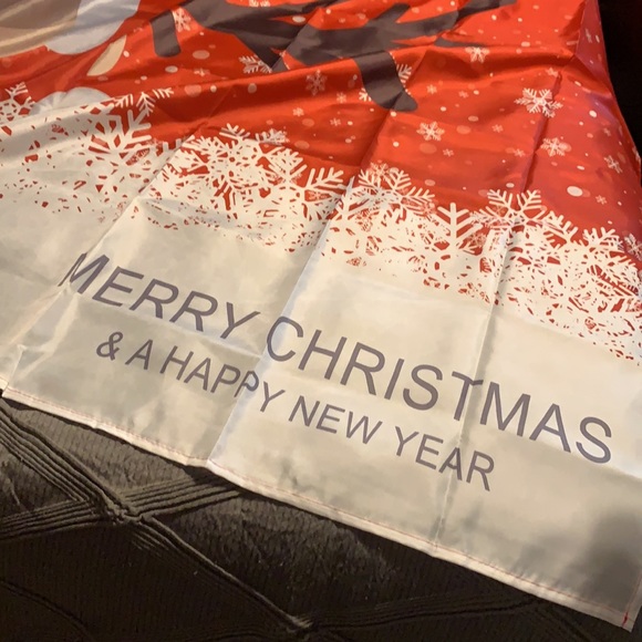 Christmas shower curtain - Picture 2 of 3